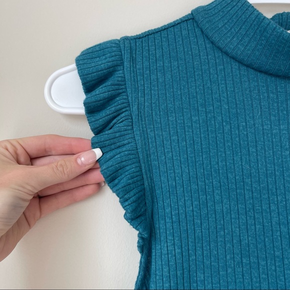 Free People Blue Top - Picture 2 of 6